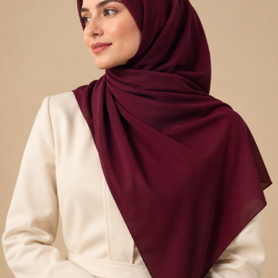 Mısırlı Eşarpları Medine İpeği Eşarp 110x110 cm
