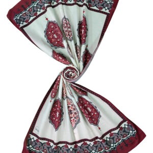 Işıl İpek Soft Pamuklu Etnik Desenli Şal 75x190 cm