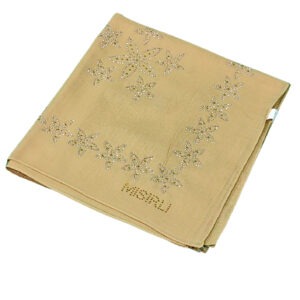 Mısırlı Eşarpları Taşlı Pamuklu Yazma Eşarp - 100x100 cm